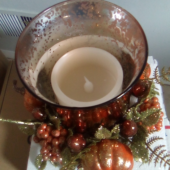 Sparkling Fall Themed Centerpiece Arrangement BNIB - Picture 12 of 14